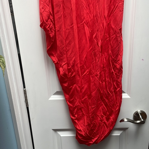 Haute Hippie, Asymmetrical Coral dress, Sz M - Picture 2 of 4